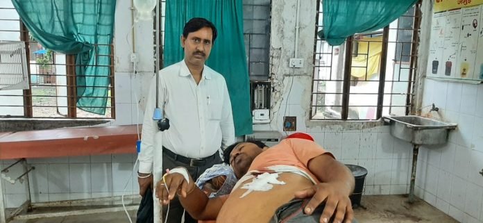 इलाजरत कबाड़ी संचालक