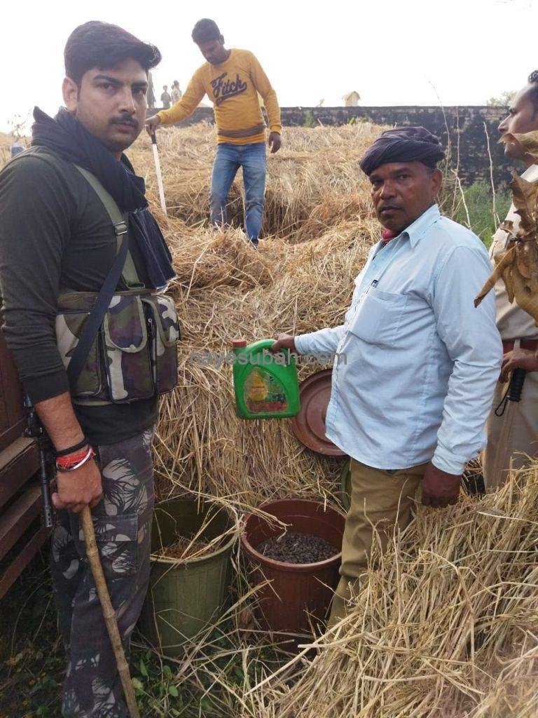 दुर्गम पहाड़ियों पर बसे गांवों में छापेमारी