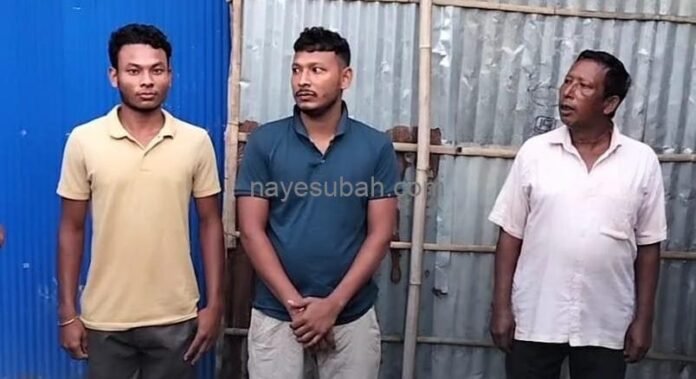 पकड़े गए तीनों बांग्लादेशी