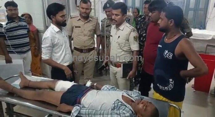 सदर अस्पताल में भर्ती घायल किशोर