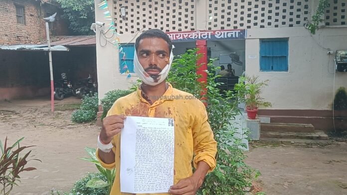घायल राहुल कुमार