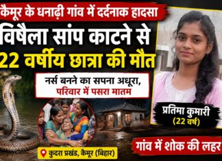 नर्स बनने का सपना अधूरा: कुदरा की छात्रा की सांप के डंसने से मौत, धनाढ़ी गांव में पसरा मातम NS News