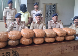 प्लास्टिक पाइप फैक्ट्री में छिपाकर रखा था गांजा, 27 किलो बरामद,एक गिरफ्तार; ओडिशा नंबर की कार भी जब्त NS News