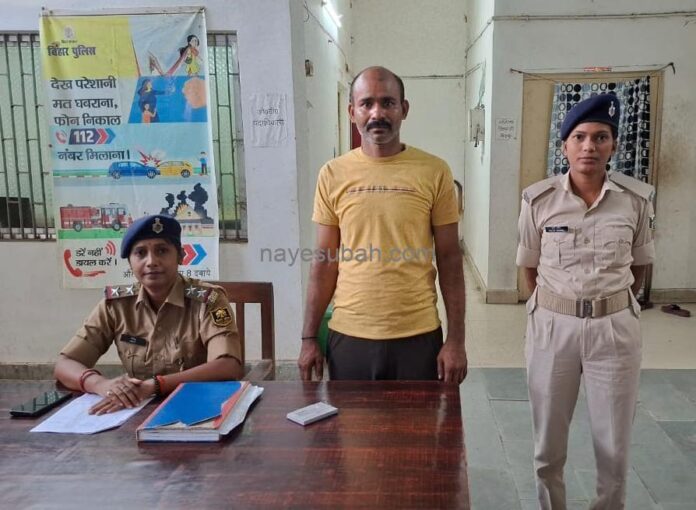 दुर्गावती थाने में पशु तस्करी मामले में गिरफ्तार तस्कर