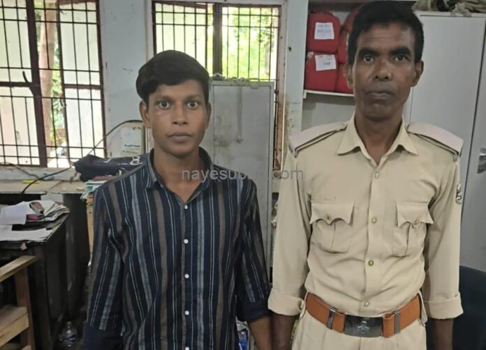 बाइक चोरी मामले में गिरफ्तार युवक