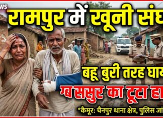 दरवाजे पर बैठी महिला से मारपीट का आरोप, बचाने पहुंचे ससुर का टूटा हाथ NS News