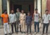 चैनपुर में शराब के नशे में पांच गिरफ्तार, पुराने मामले में वारंटी भी दबोचा गया NS News
