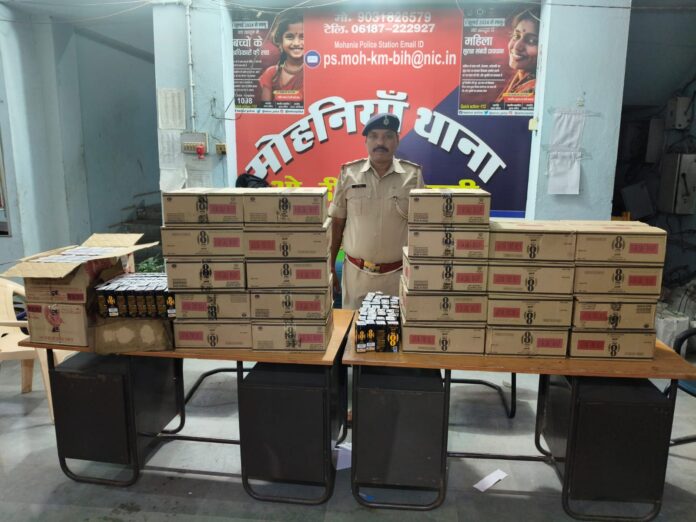 स्कार्पियो से जप्त शराब